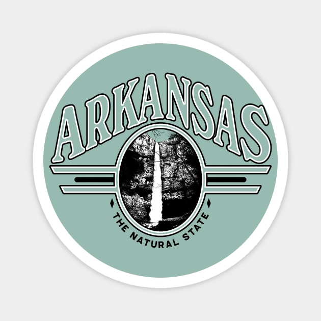 Hemmed-In Hollow Heights Arkansas Magnet by rt-shirts